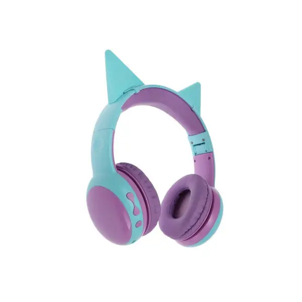 Детские наушники накладные с ушками котика