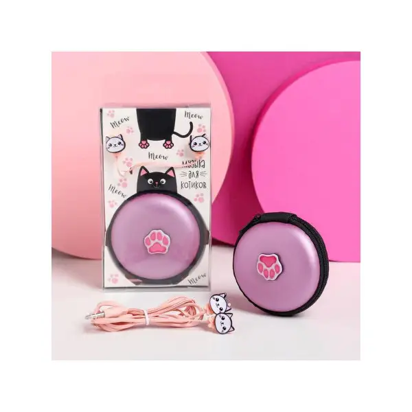 Набор наушники вакуумные и чехол